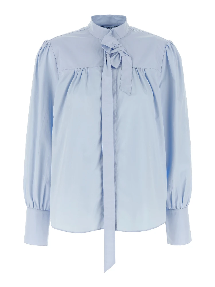 Blue Cotton Blouse