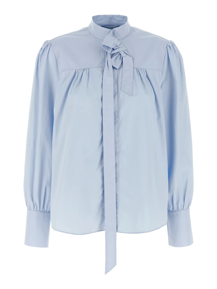 Blue Cotton Blouse