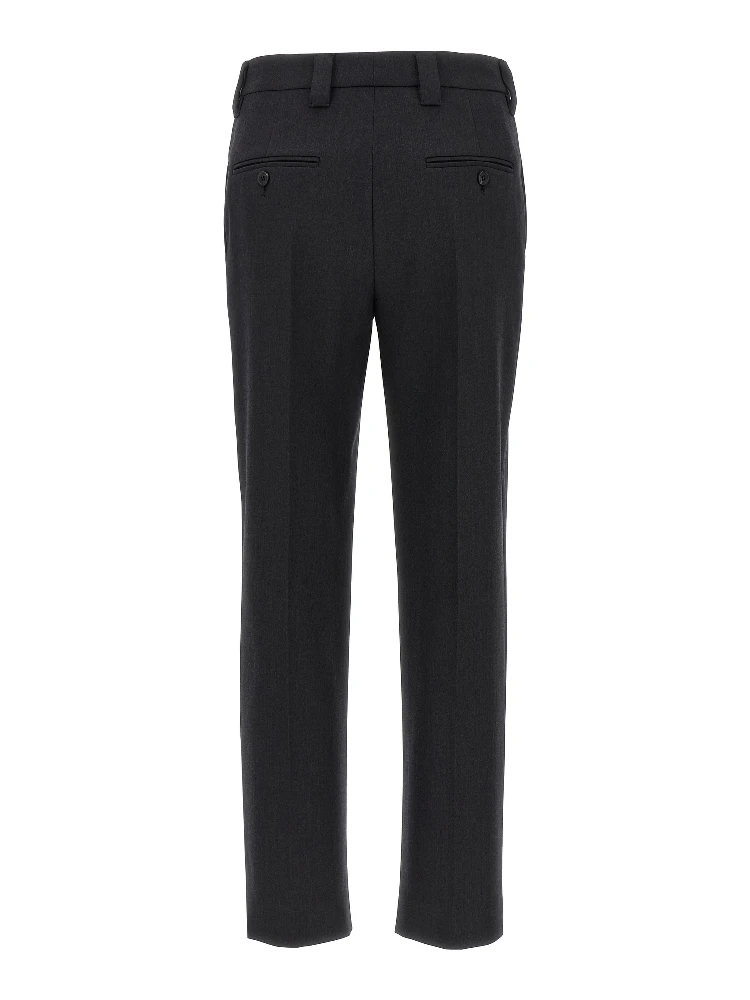 Gray Virgin Wool Dress Pants alternative