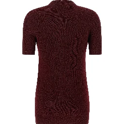 Bordeaux Virgin Wool Cardigan