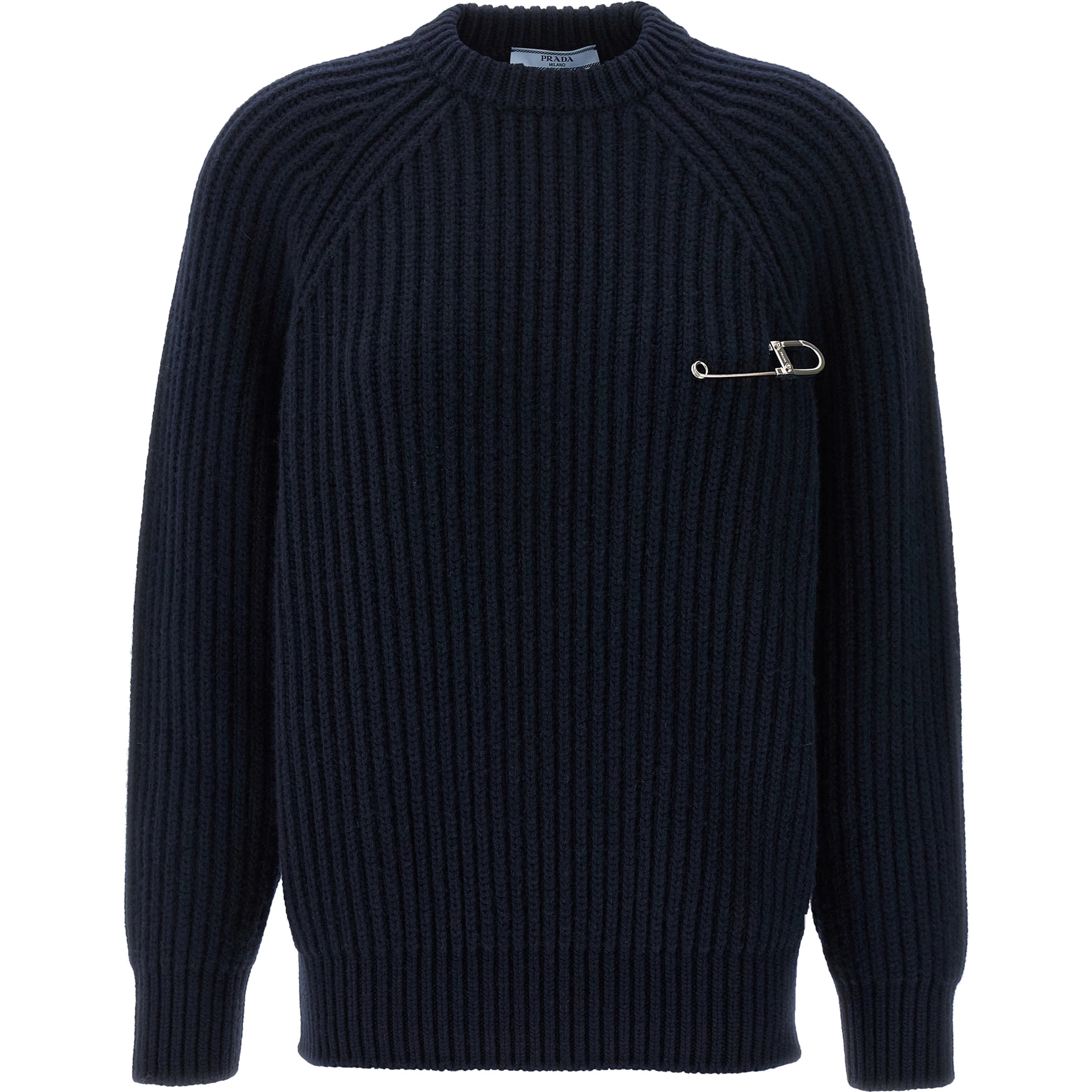 Blue Virgin Wool Cardigan