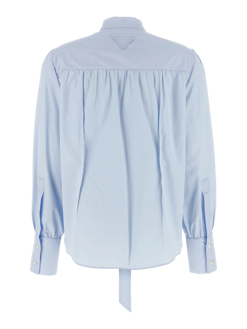 Blue Cotton Blouse