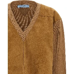 Brown Virgin Wool Cardigan