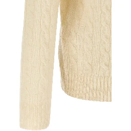 White Wool Cardigan