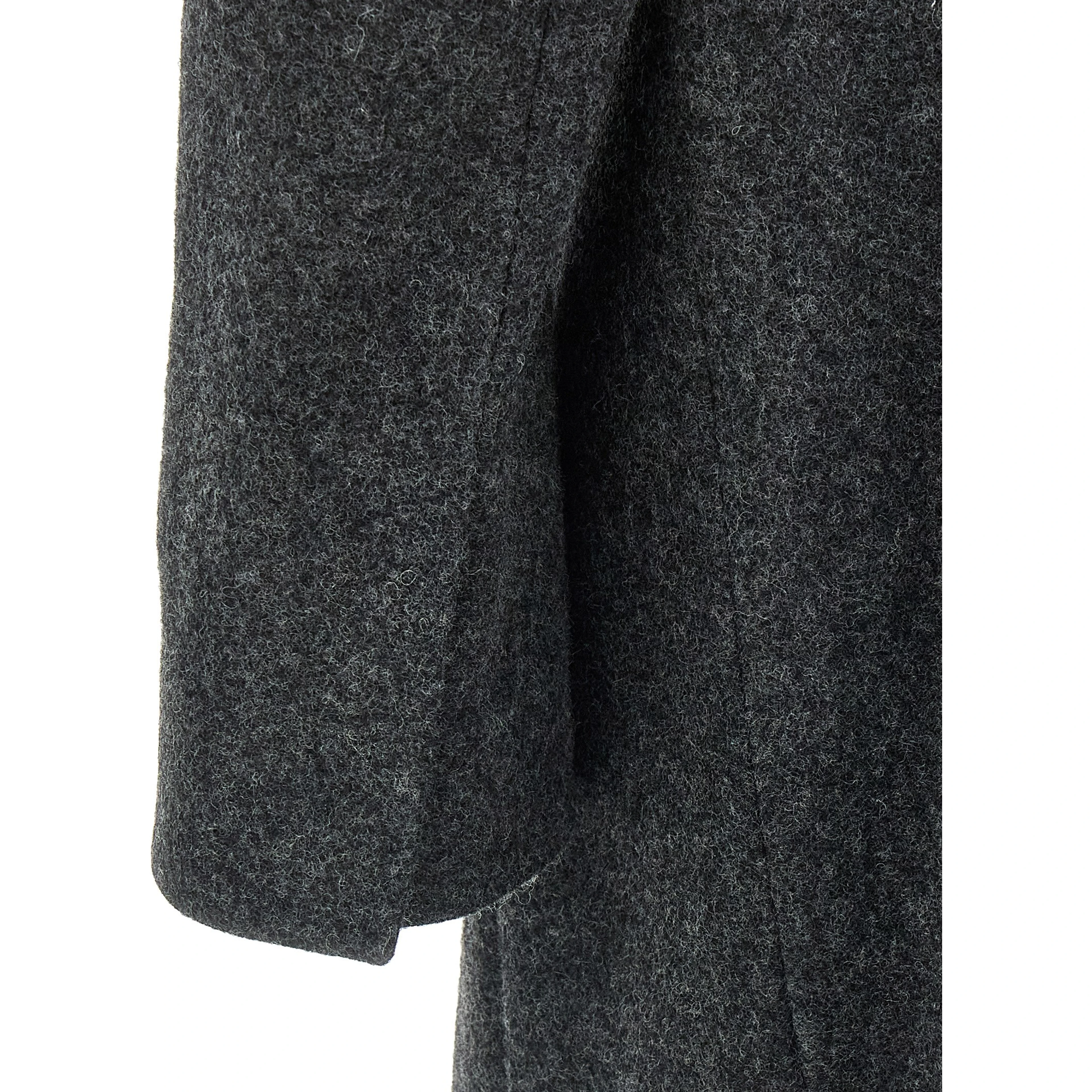 Gray Virgin Wool Coat
