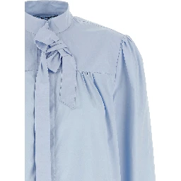 Blue Cotton Blouse