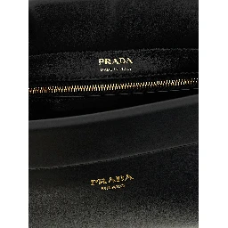 Black Calfskin Shoulder Bag