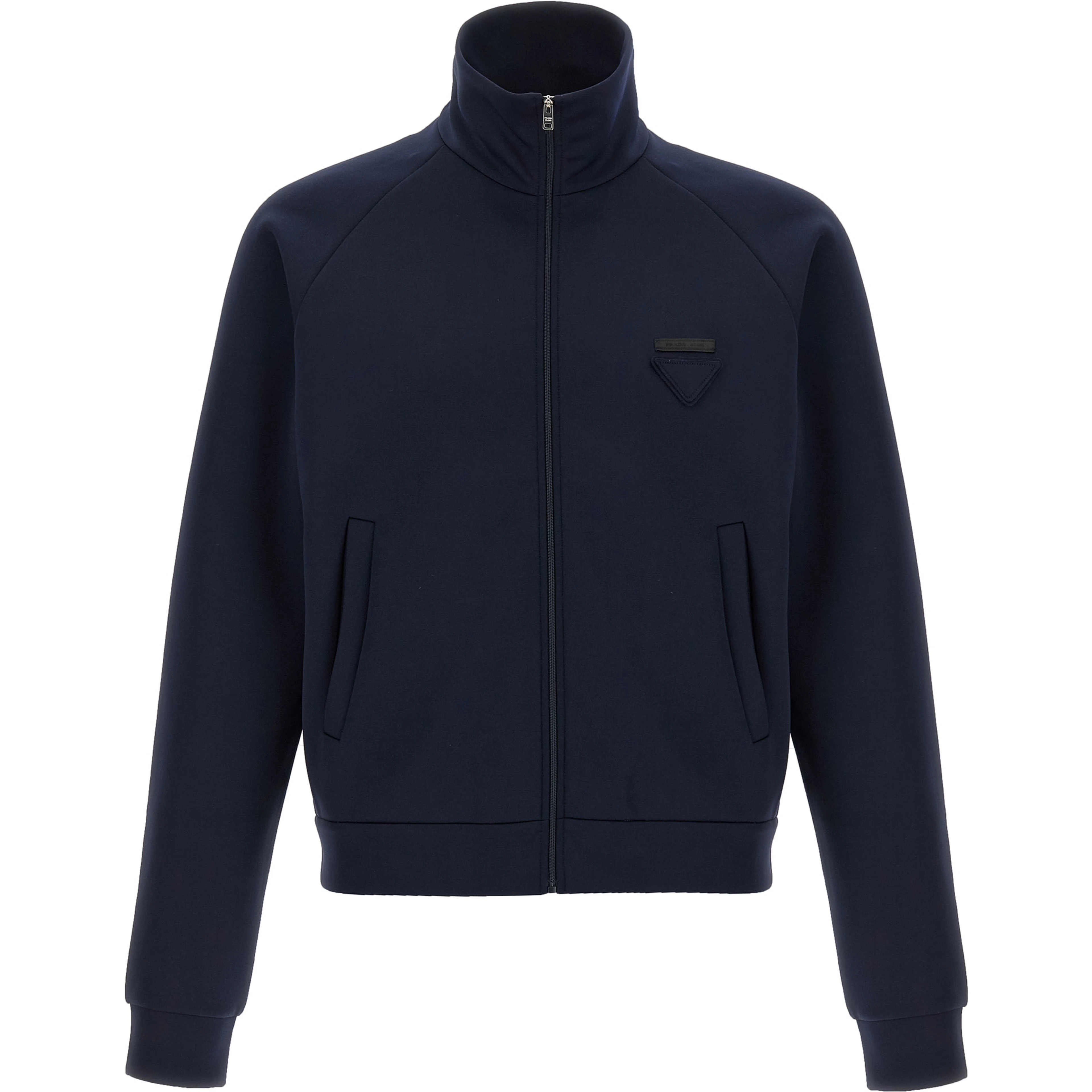 Blue Polyester Sweatshirt