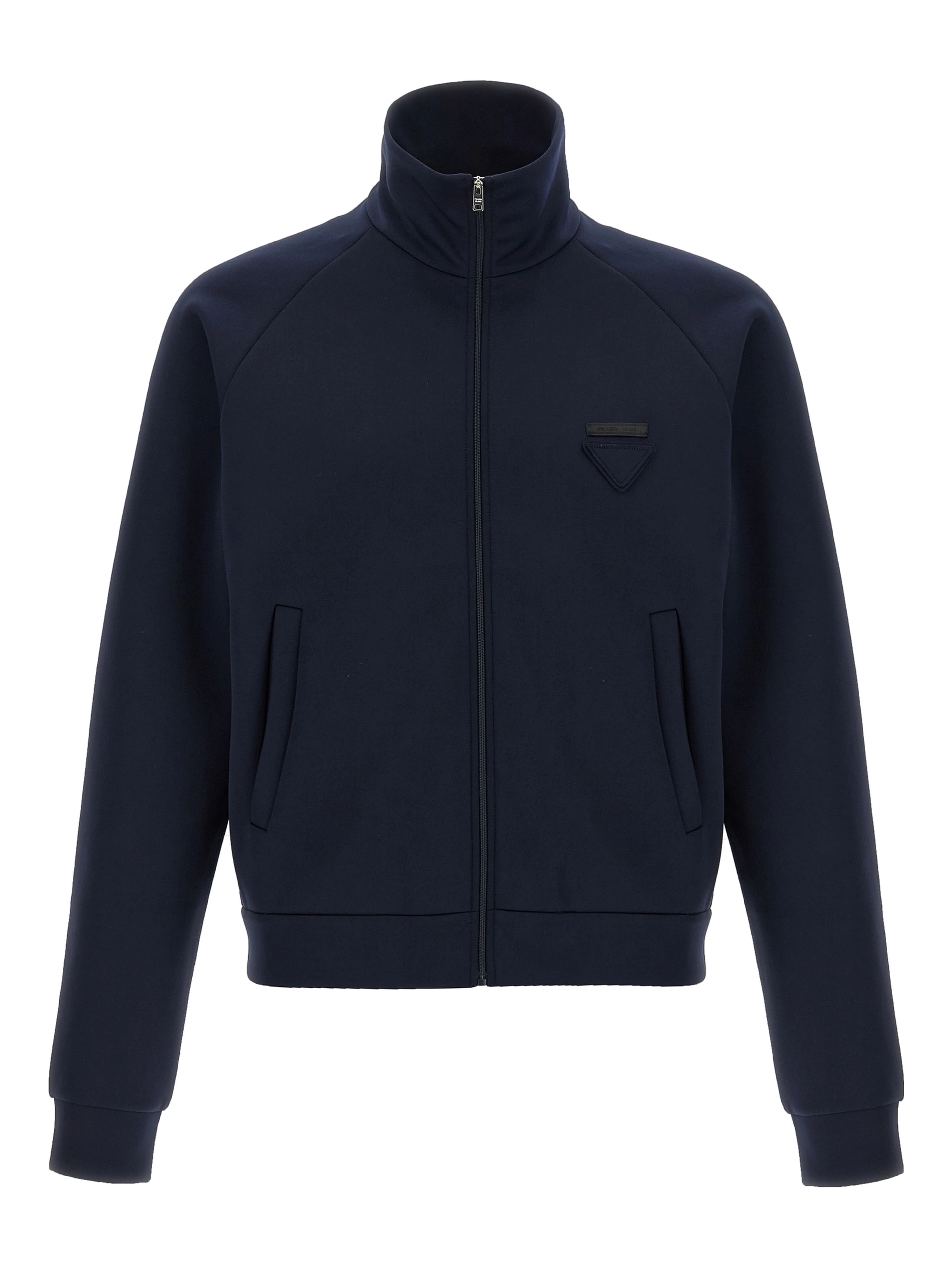 Blue Polyester Sweatshirt