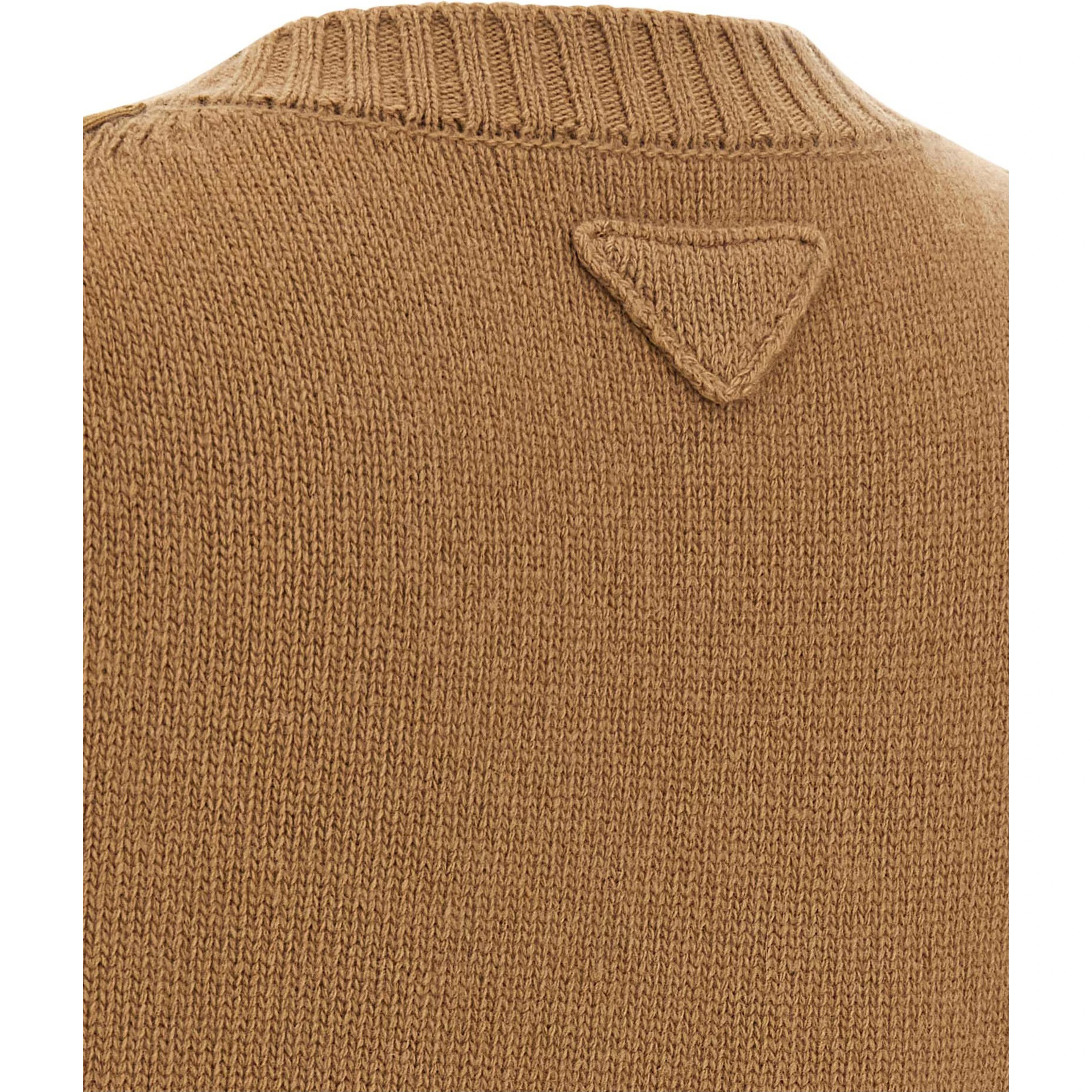 Brown Virgin Wool Cardigan