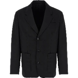 Black Virgin Wool Blazer