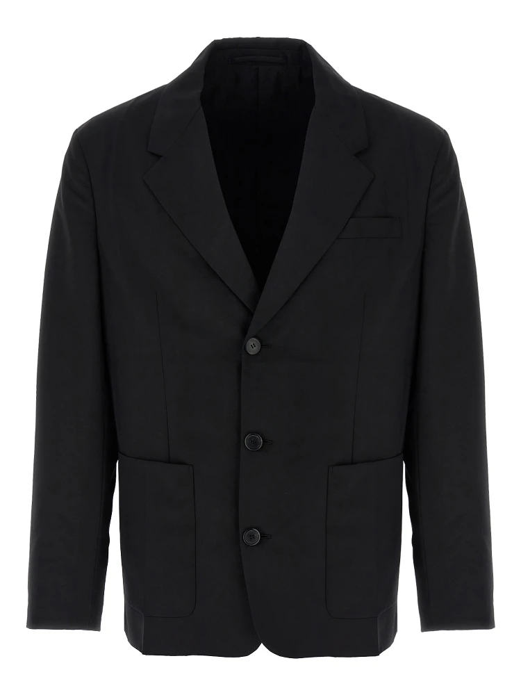 Black Virgin Wool Blazer