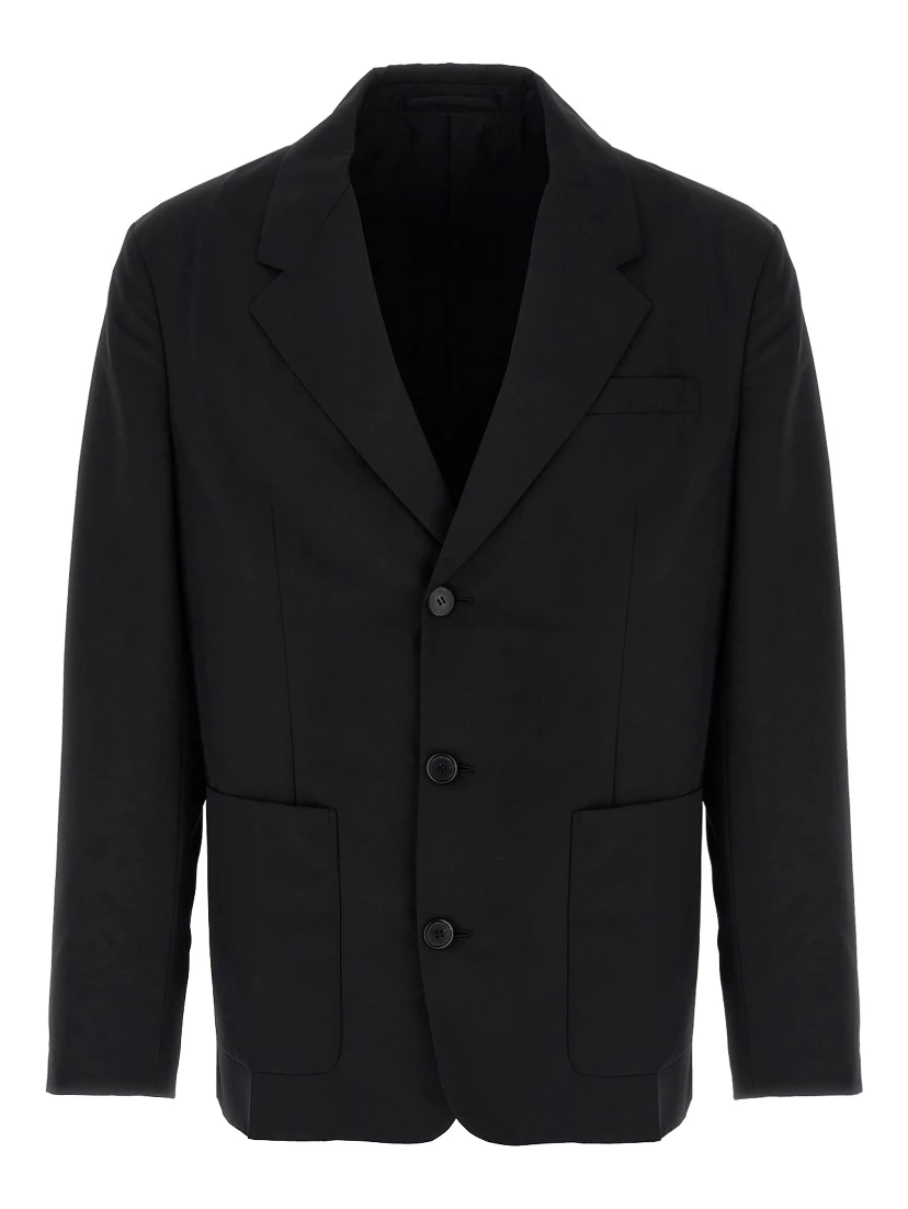 Black Virgin Wool Blazer