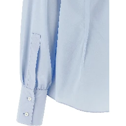 Blue Cotton Blouse