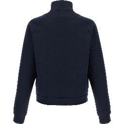 Blue Polyester Sweatshirt