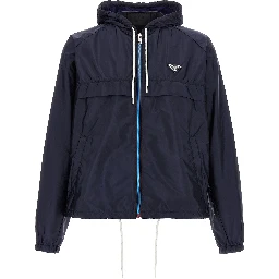 Blue Recycled Polyamide Jacket