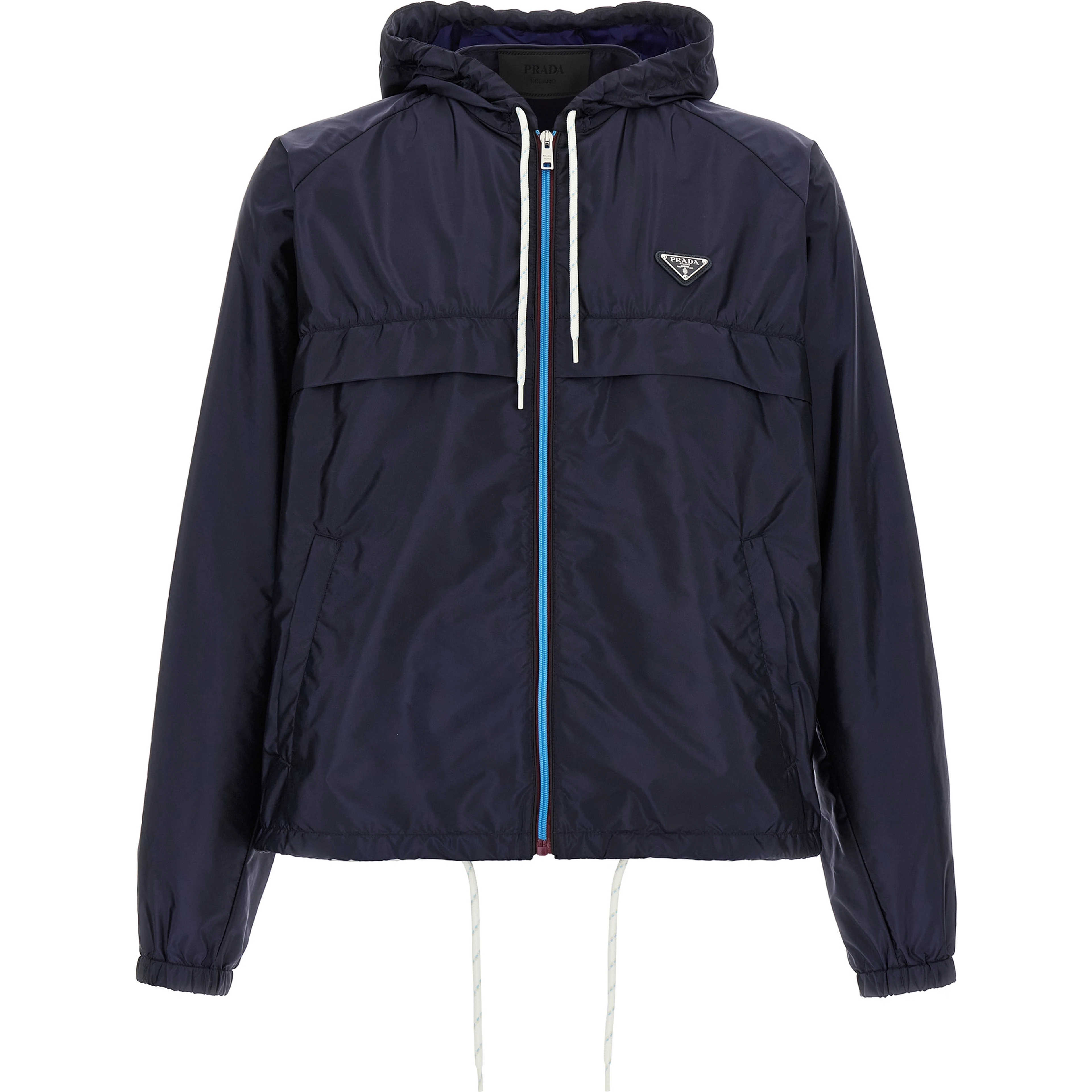 Blue Recycled Polyamide Jacket