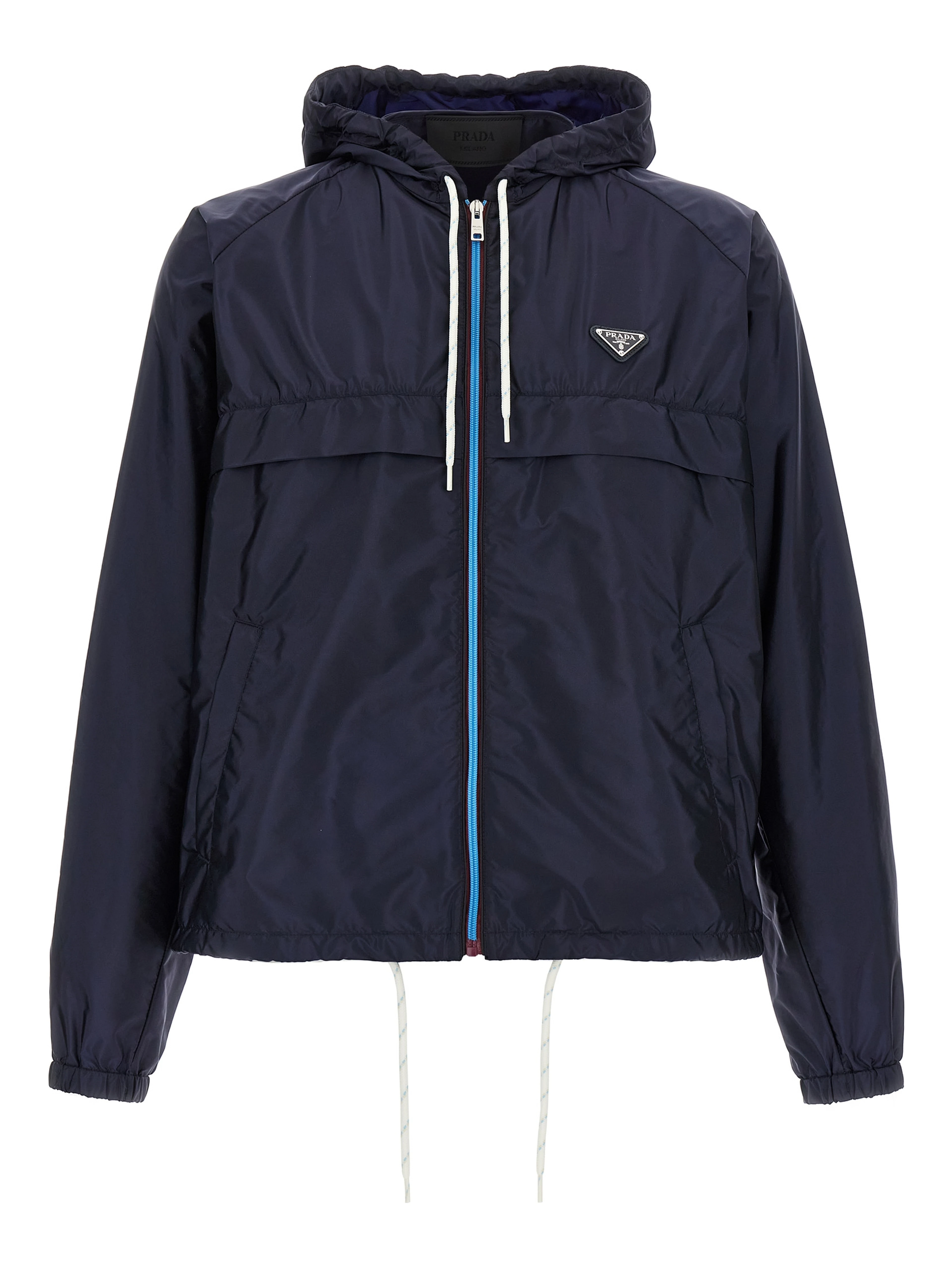 Blue Recycled Polyamide Jacket