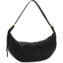 Black Calfskin Shoulder Bag