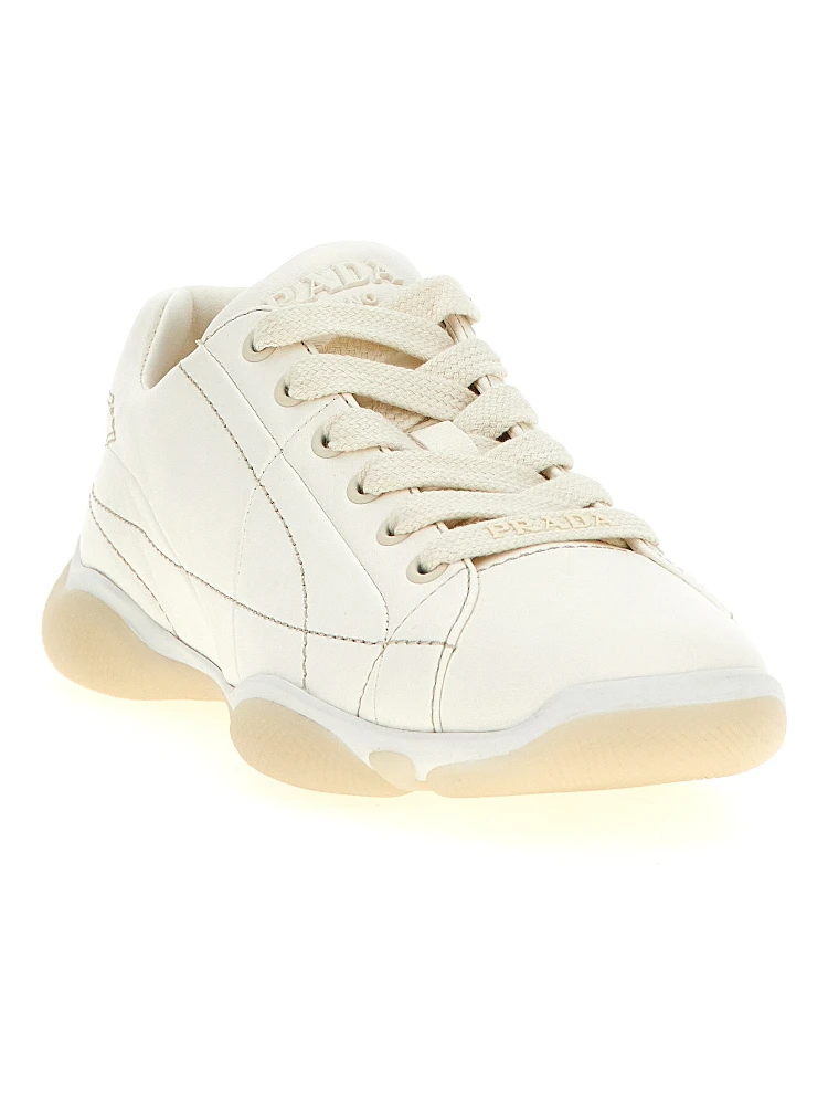 White Lamb Leather Low Top Sneakers alternative