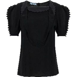 Black Viscose Tank Tops