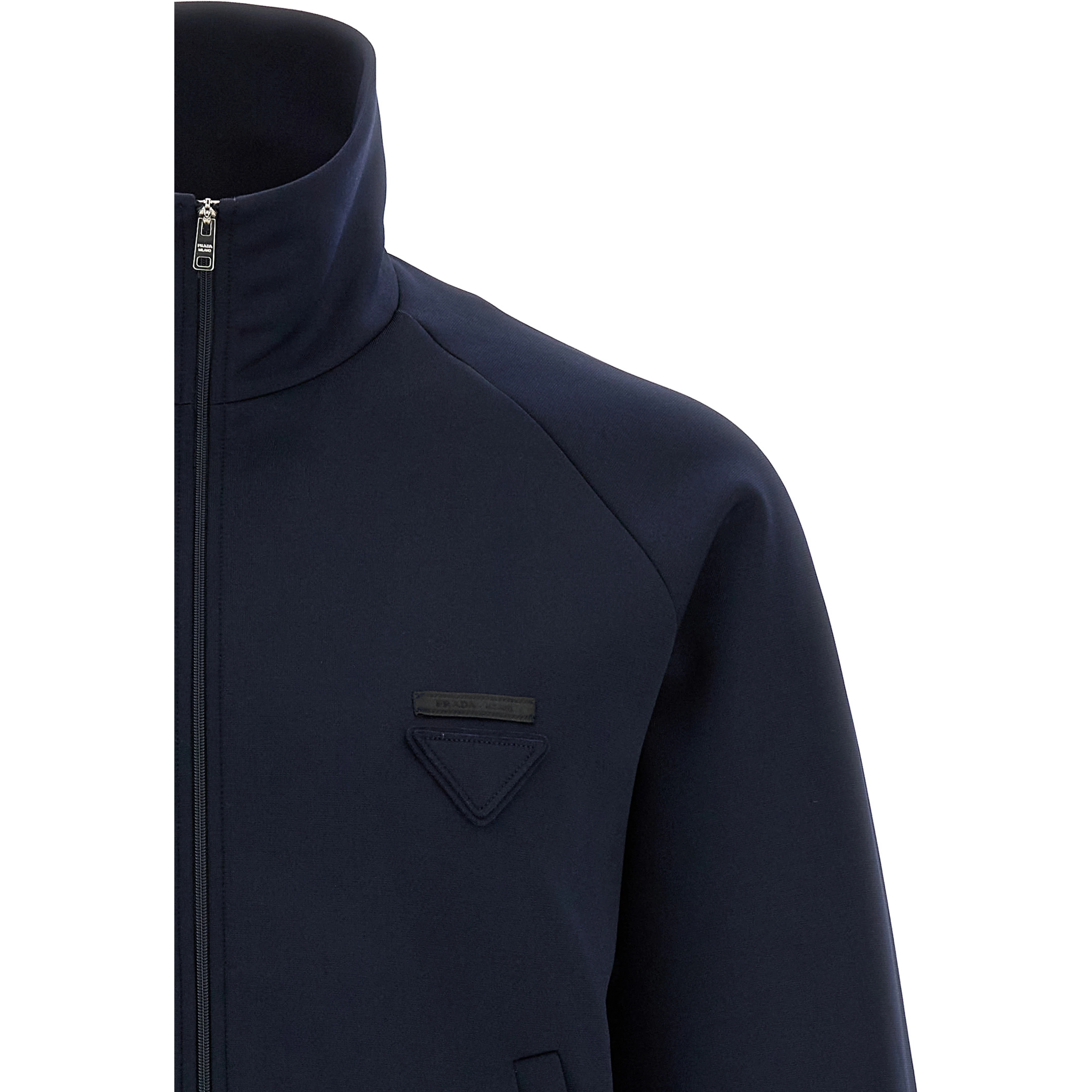 Blue Polyester Sweatshirt