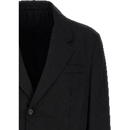 Black Virgin Wool Blazer