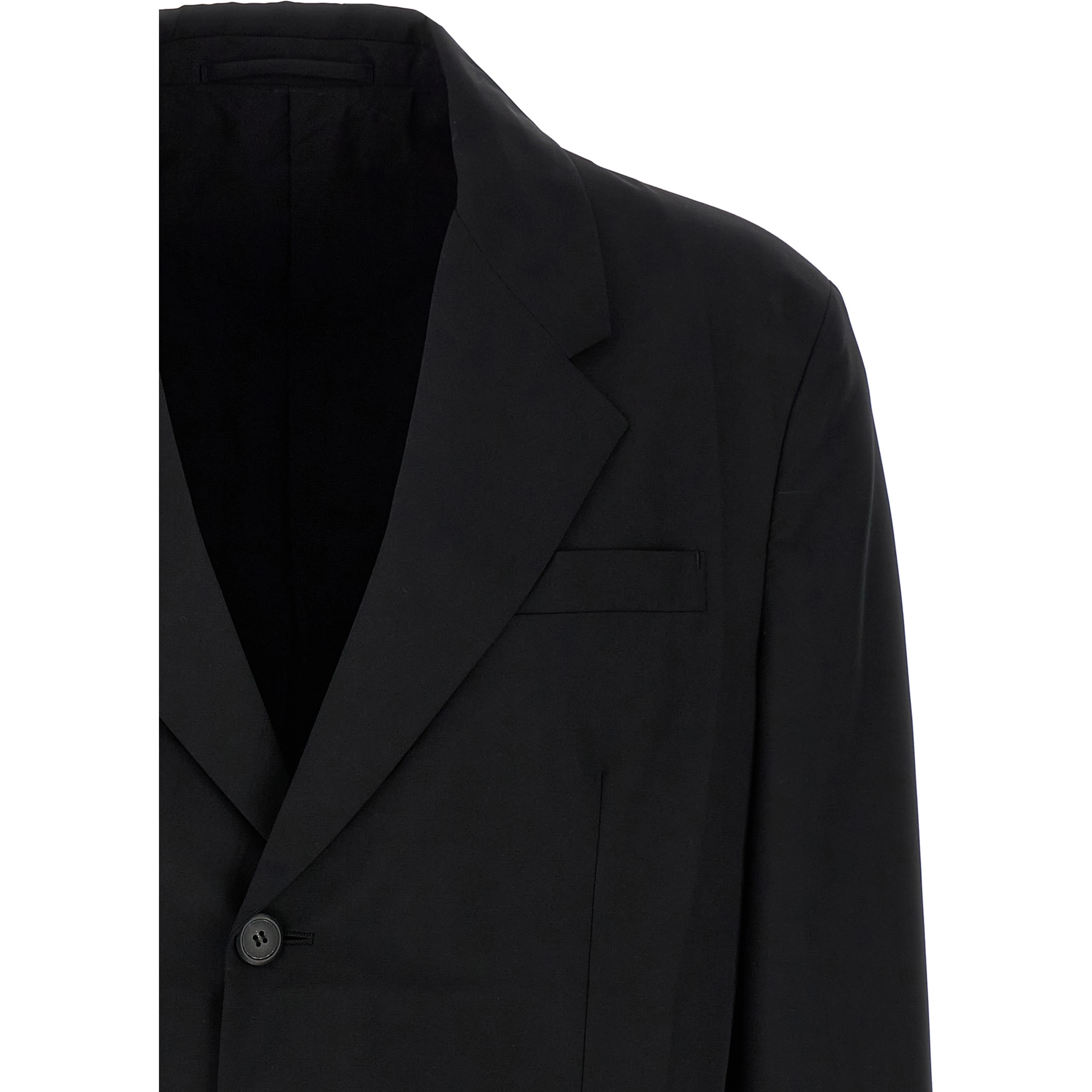 Black Virgin Wool Blazer