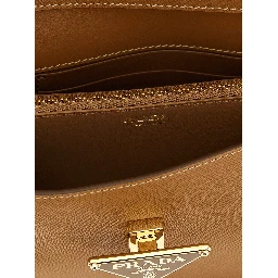 Beige Calfskin Crossbody Bag