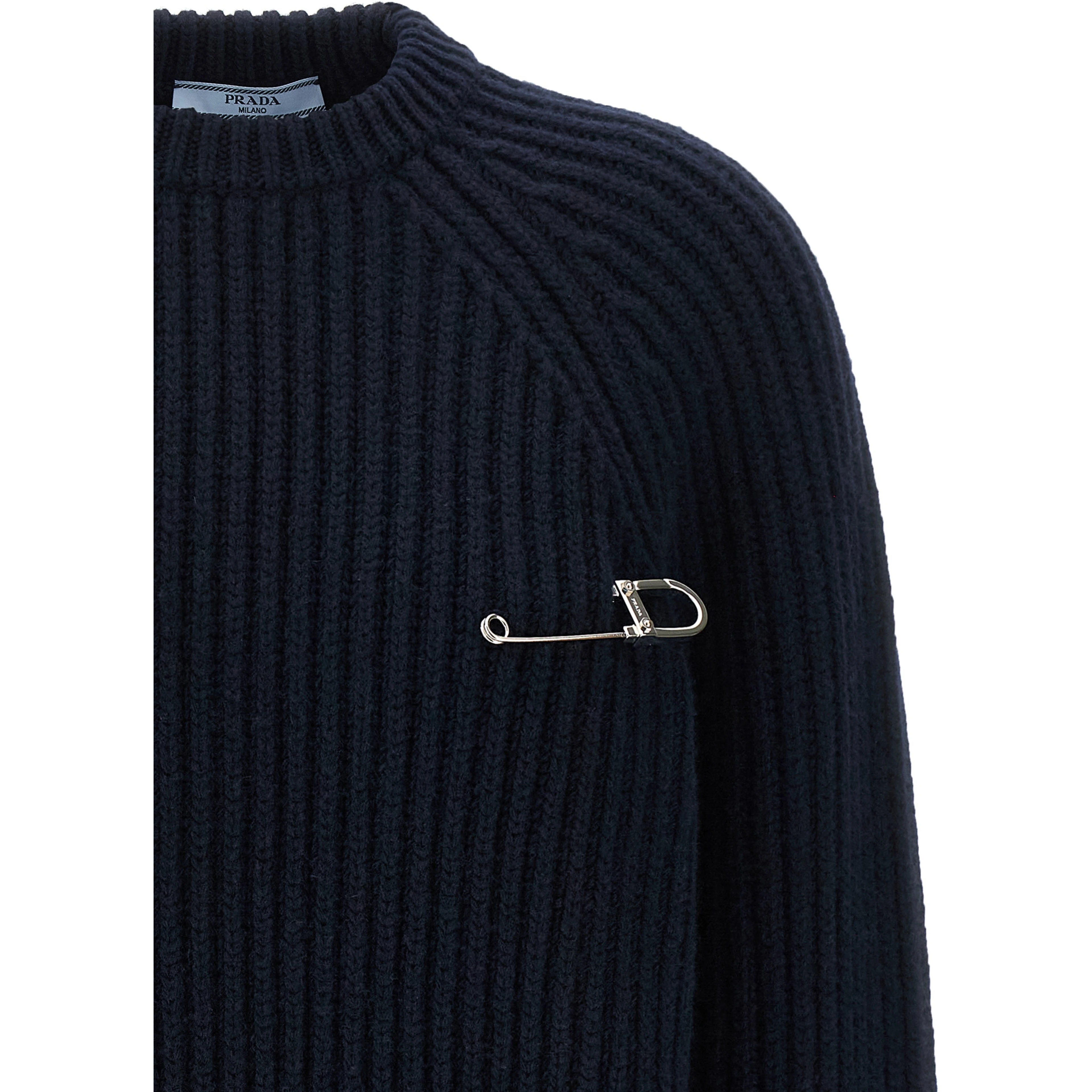 Blue Virgin Wool Cardigan