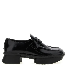 Black Calfskin Slip-On Loafers