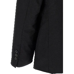 Black Virgin Wool Blazer