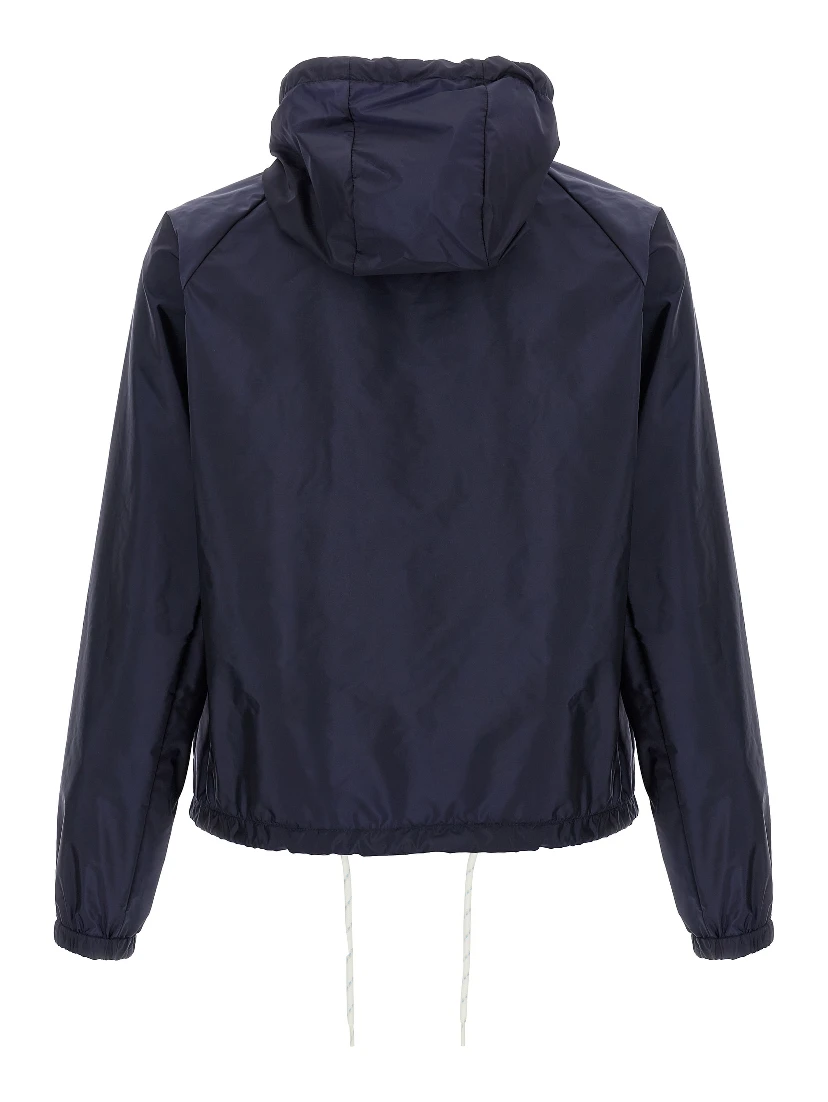 Blue Recycled Polyamide Jacket