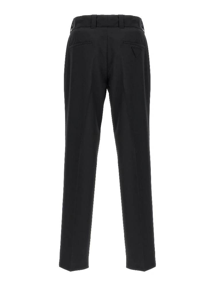 Black Virgin Wool Casual Pants alternative