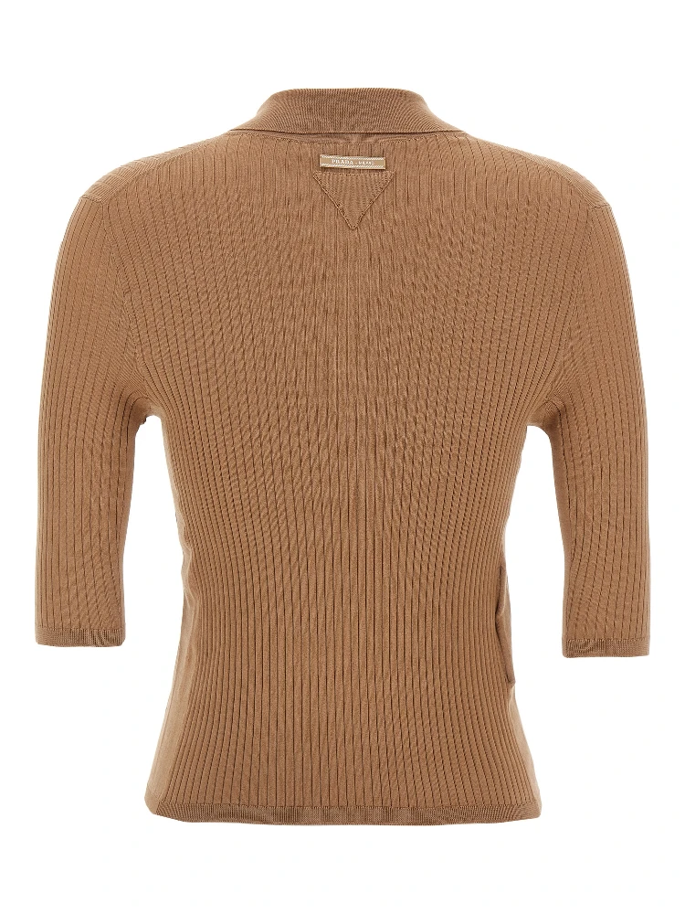 Beige Cotton Polo Shirt alternative