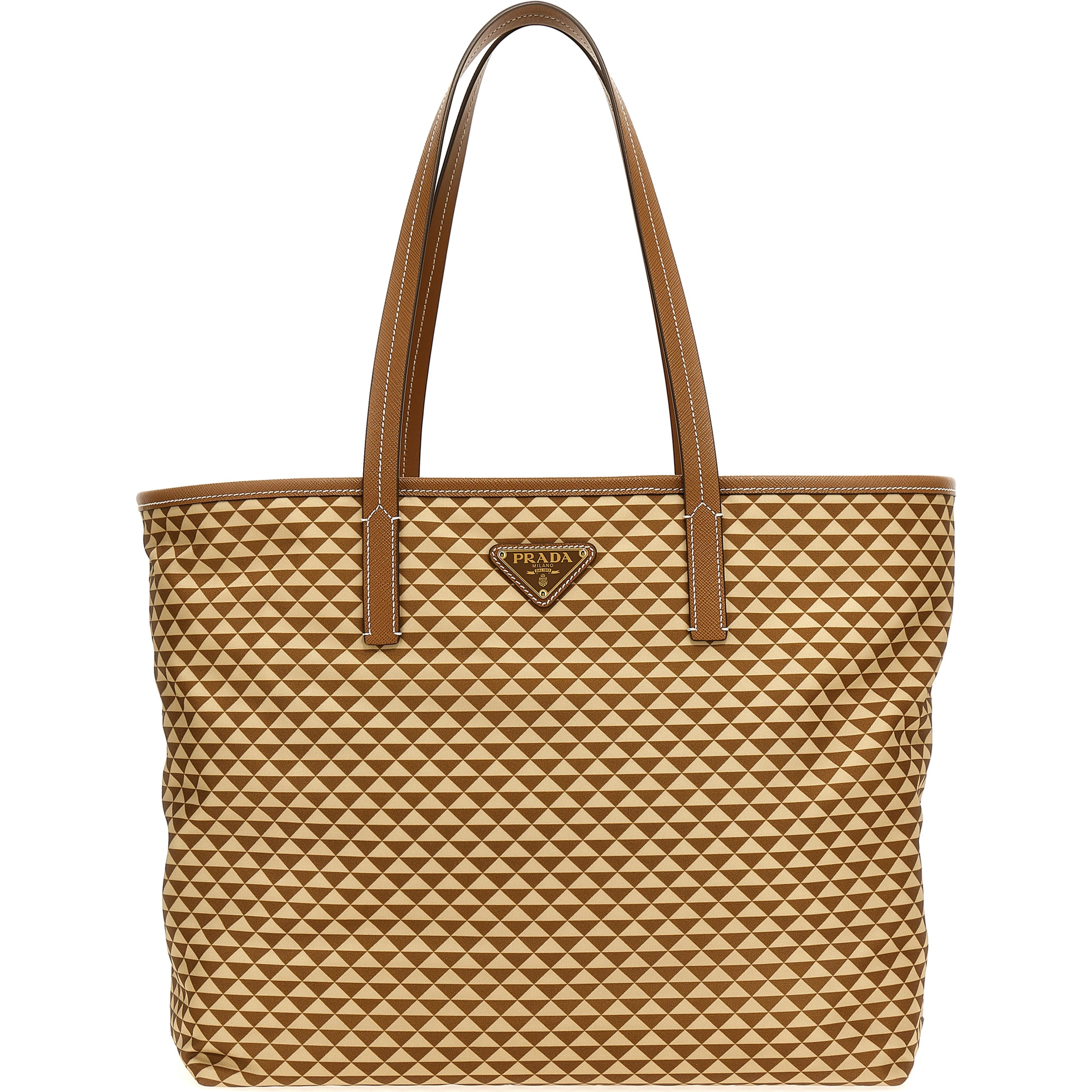 Multicolor Polyamide Tote Bag
