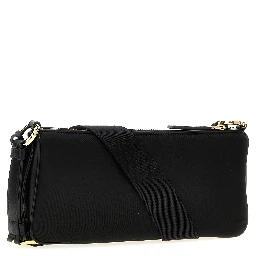 Black Polyamide Shoulder Bag