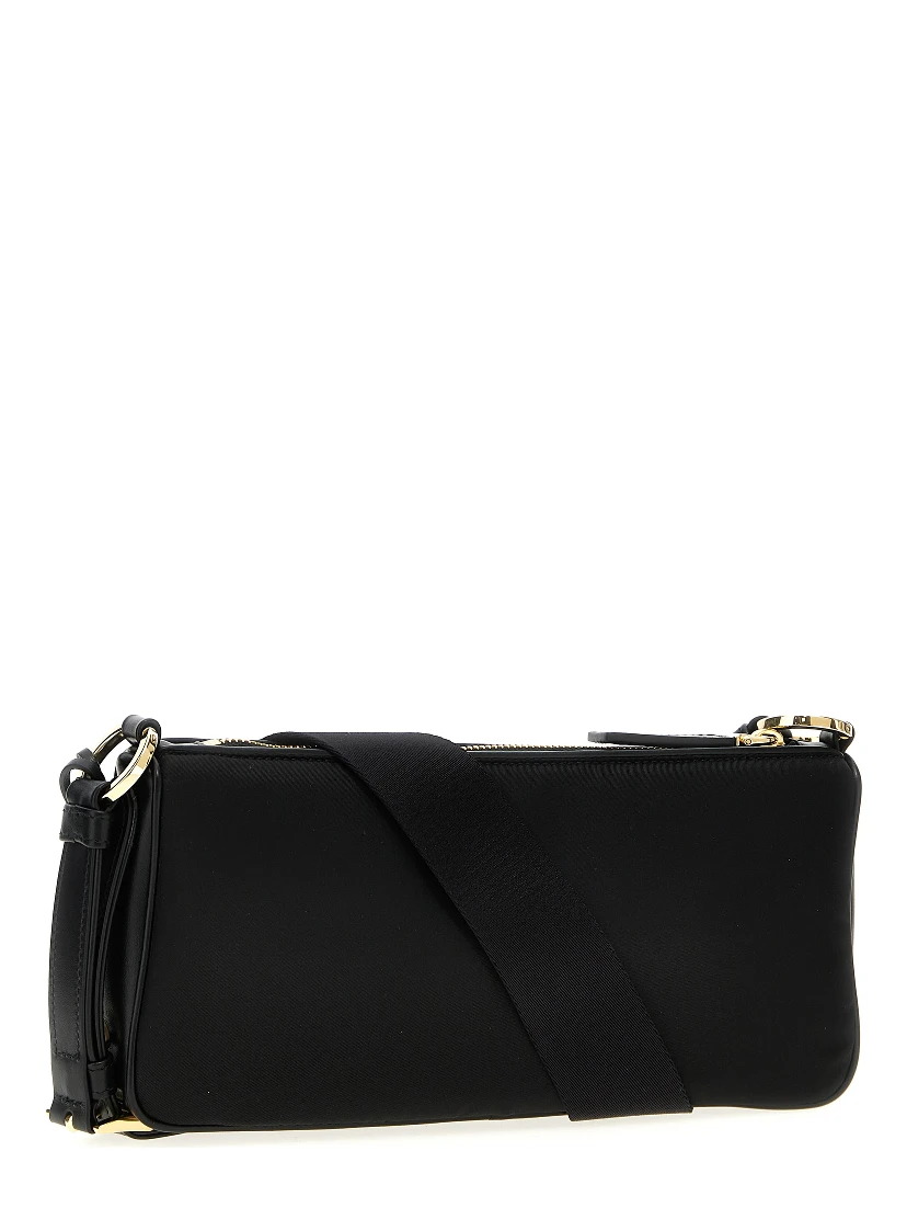 Black Polyamide Shoulder Bag