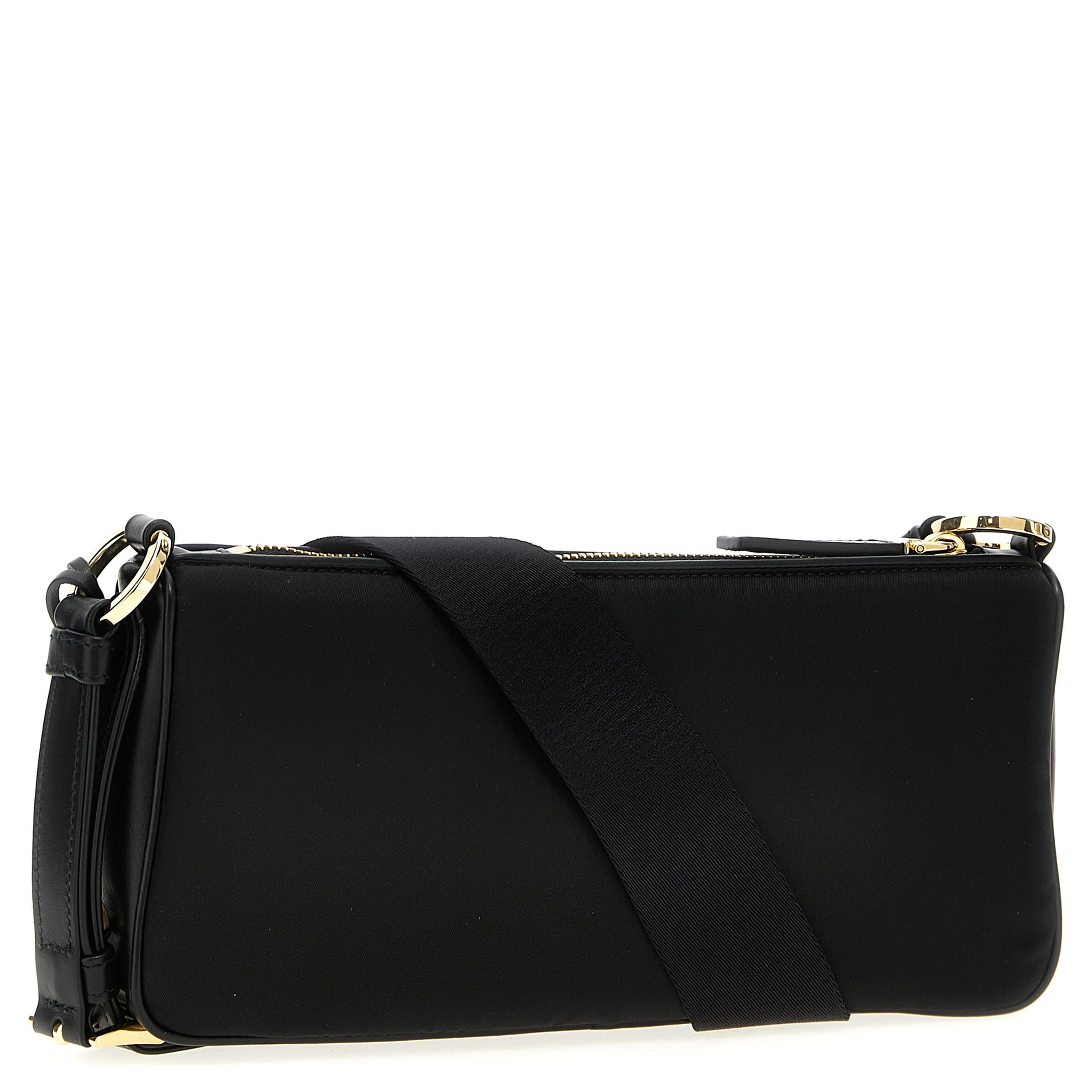 Black Polyamide Shoulder Bag