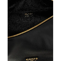 Black Calfskin Shoulder Bag