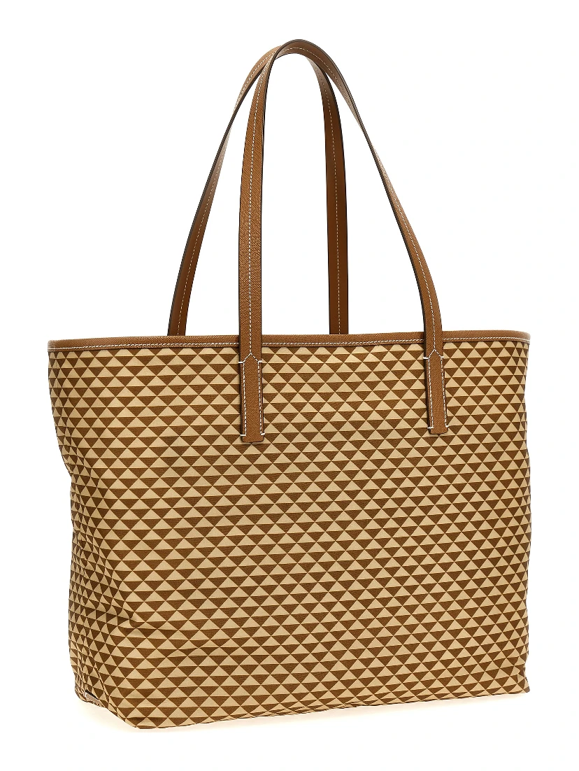 Multicolor Polyamide Tote Bag