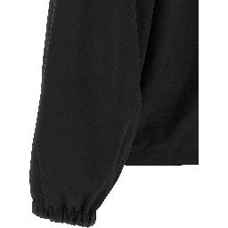 Black Virgin Wool Full-Length Jacket