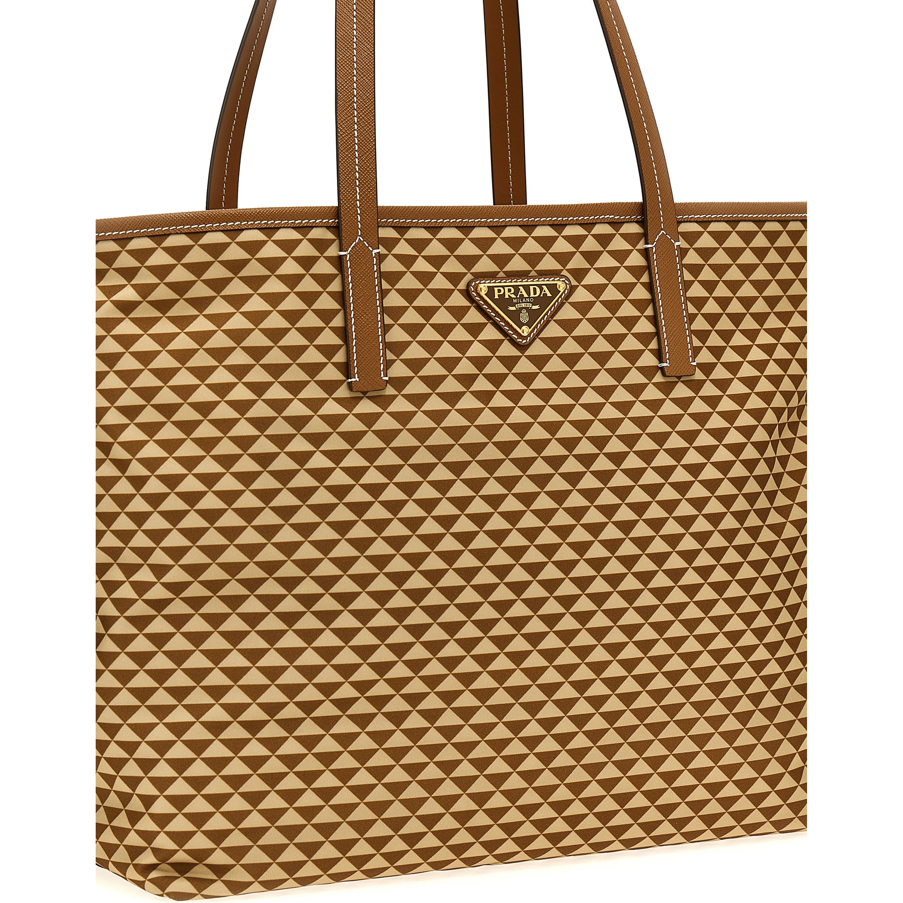 Multicolor Polyamide Tote Bag