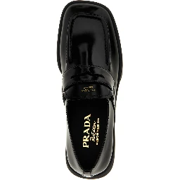 Black Calfskin Slip-On Loafers