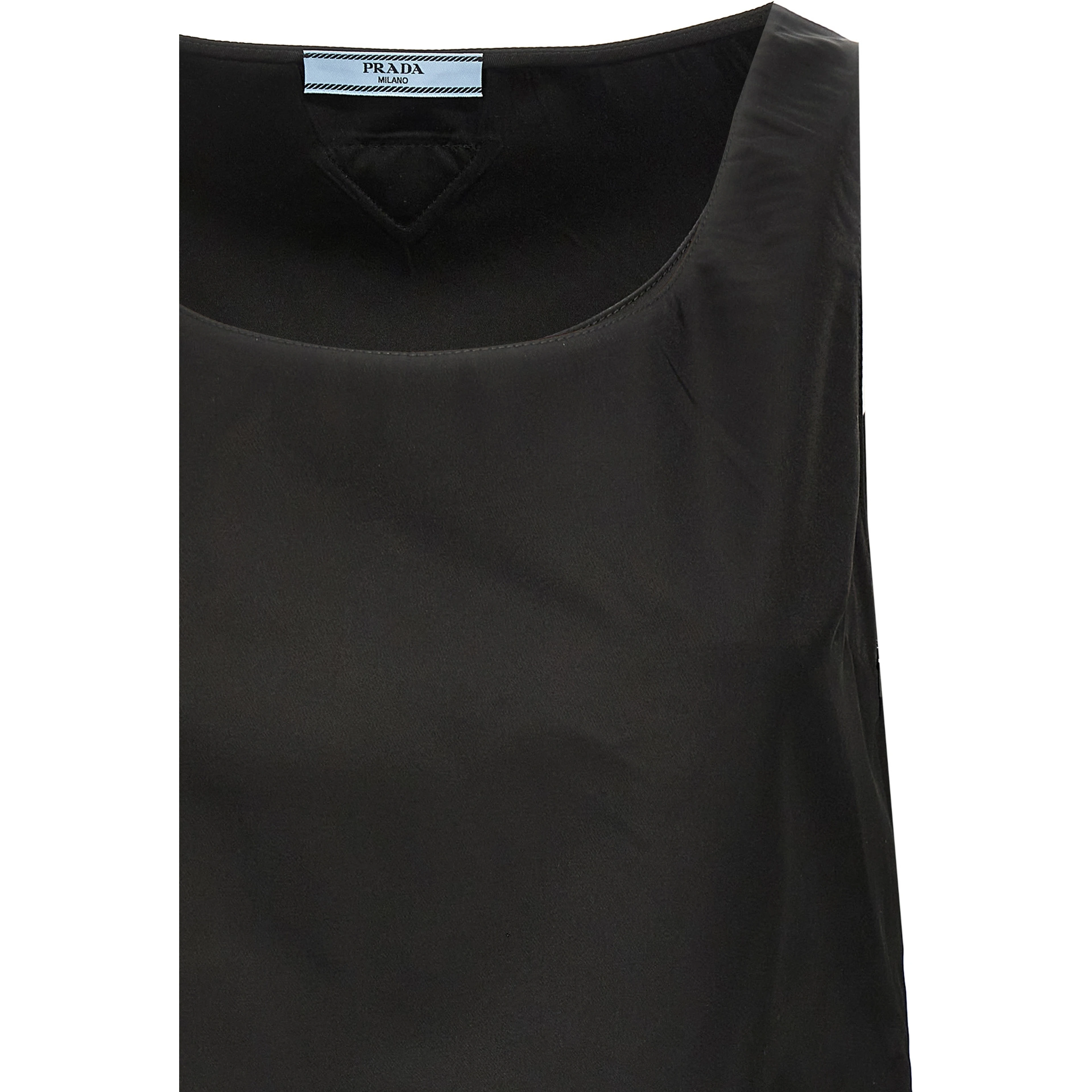 Black Polyamide Short Dress