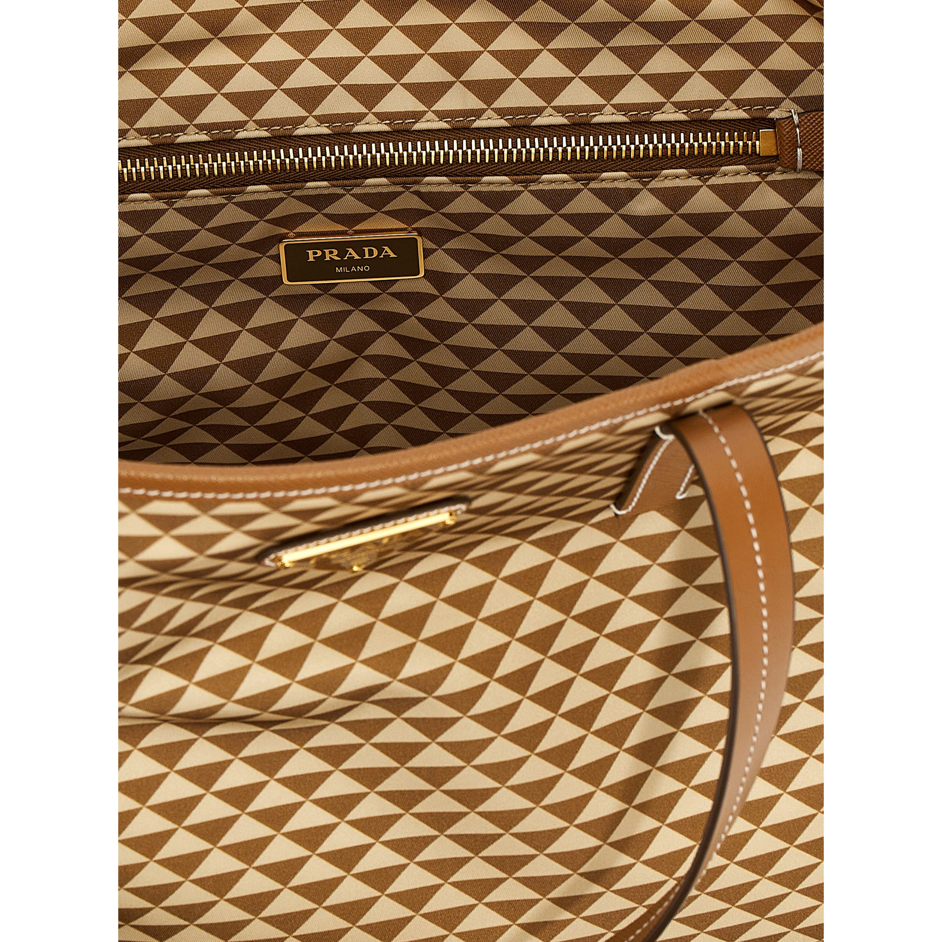 Multicolor Polyamide Tote Bag
