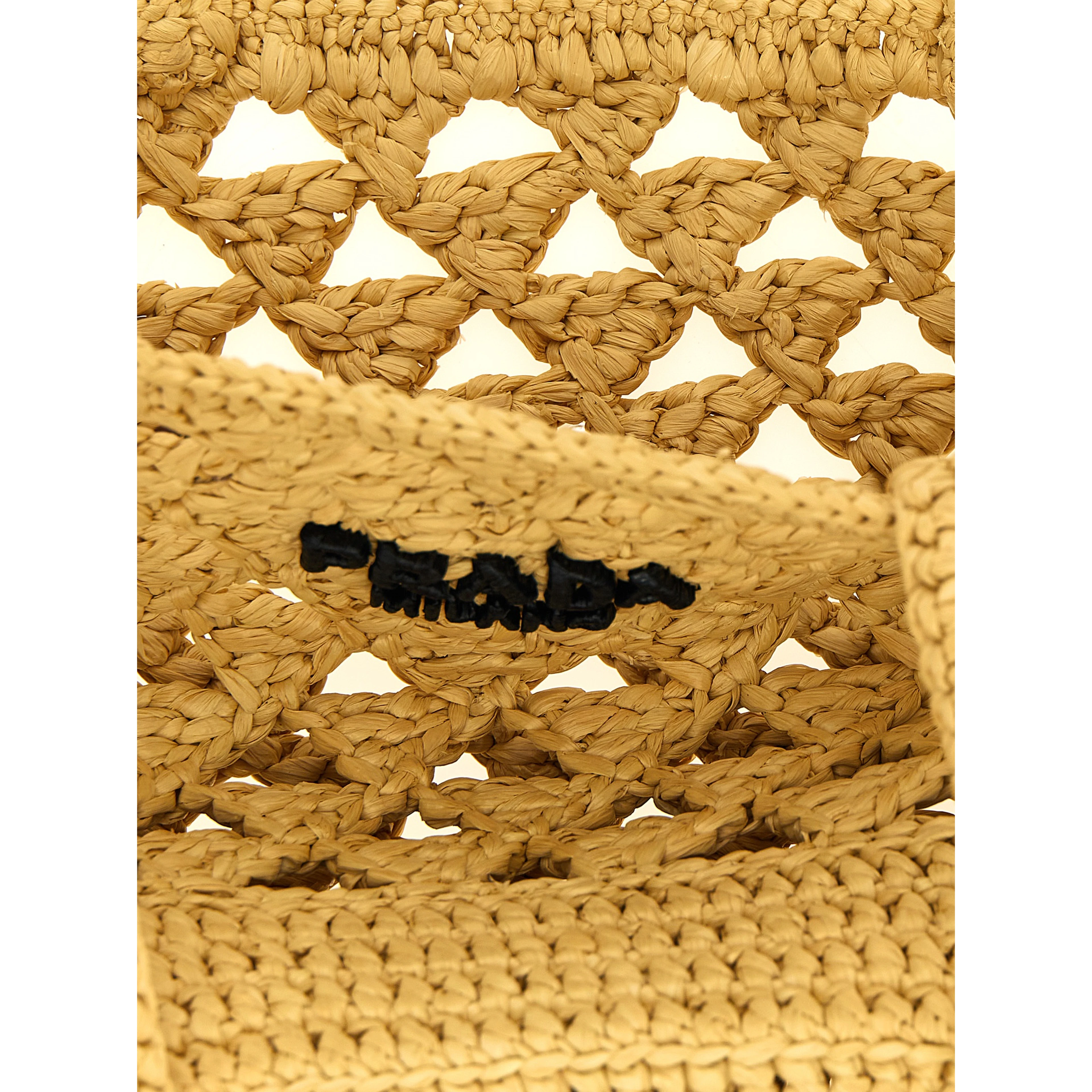 Beige Viscose Handbag