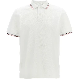 White Cotton Polo Shirt
