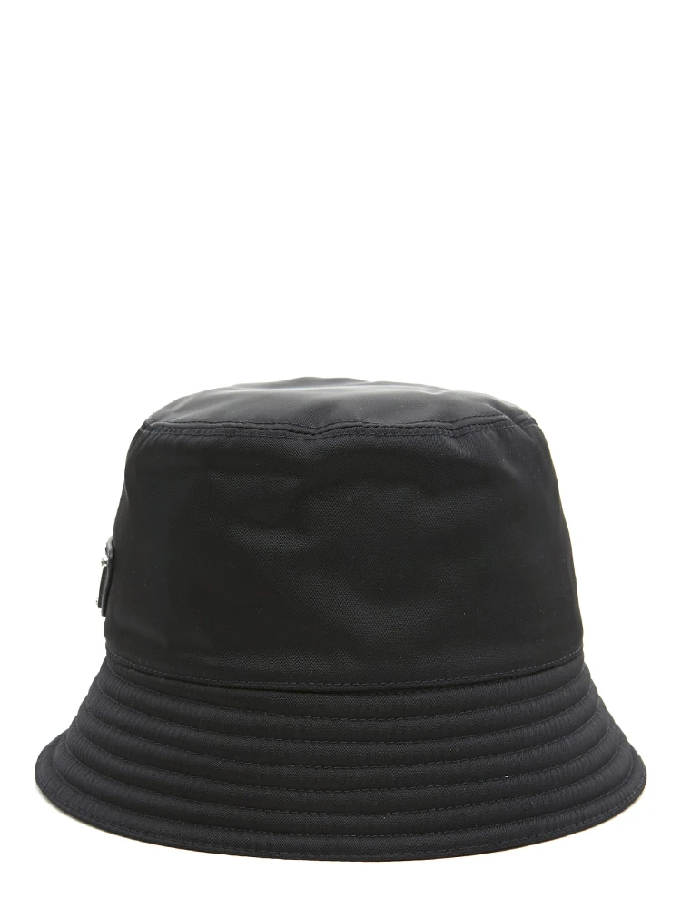 Black Nylon Bucket Hat