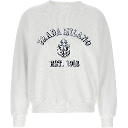 White Cotton Sweatshirt